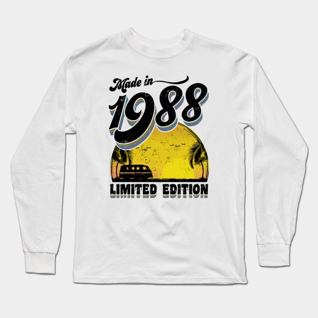 Made in 1988 Limited Edition Long Sleeve T-Shirt by KsuAnn